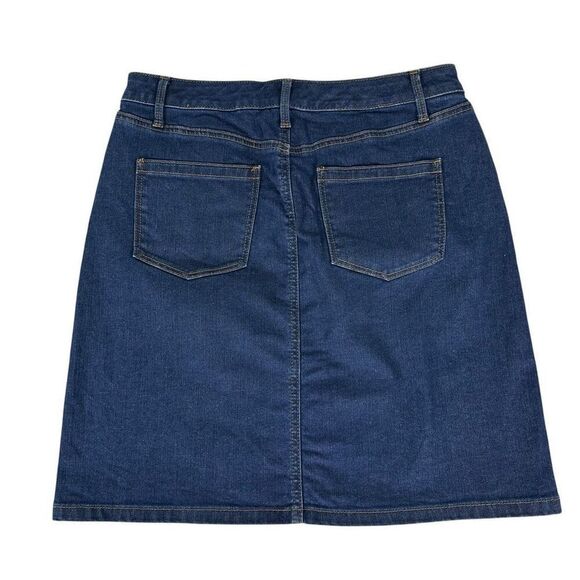 Talbots Denim Skirt size 6 - Picture 2 of 6